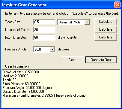 Involute Gear Plugin Involute Gear Plugin