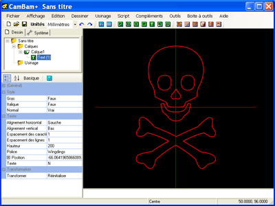 Step 1 - Inserting Wingdings N character