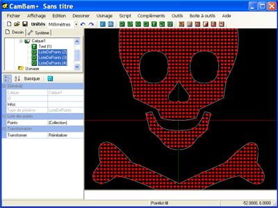 Step 2 - Filling text object with points