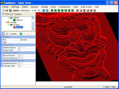 Heightmap toolpath