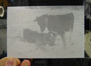 Photo Lithopane Engraving